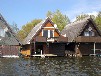 Bootshaus Müritz mit Boot und Sauna