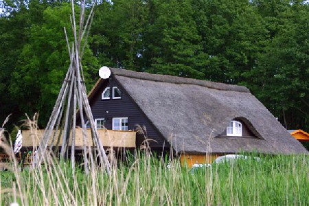 Bootshaus Urlaub Müritz mit Boot