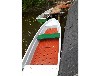 Tiefer Ziest Bootshaus mit Motorboot