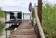 Bootshaus mit Motorboot Großer Pälitzsee