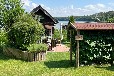 Bootshaus mit Motorboot Großer Pälitzsee