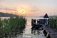 Bootshaus mit Motorboot Großer Pälitzsee
