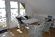 Ferienhaus Schweriner See mit Boot - Blaues Reetdachhaus