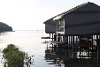 Rügen Pfahlhäuser auf dem Wasser