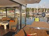Komfort-Hausboot / schwimmendes Ferienhaus an der Kieler Förde - bei Laboe, Ostsee
