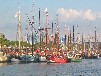 Hausboot festliegend Ostsee bei Laboe