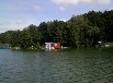 Hausboot am Netzener See - Liegeplatz auf dem See 