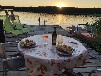Bootshaus Mirow direkt am See mit Motorboot