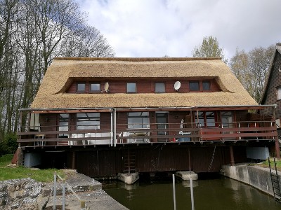 Bootshaus am Malchiner See bei Bristow - Adlerblick