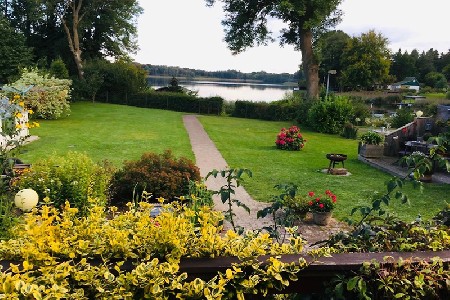 Ferienwohnung Krakow am See mit Steg und Boot