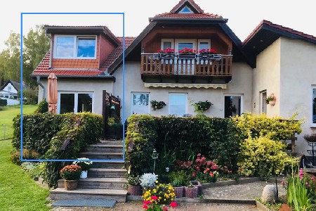 Ferienwohnung Krakow am See mit Steg und Boot