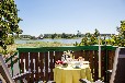 Ferienwohnung am Barther Bodden mit traumhaftem Seeblick & Boot