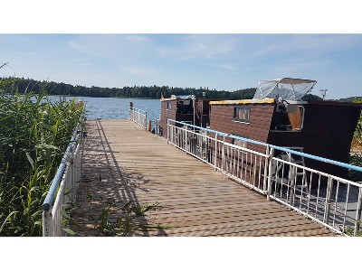 Hausboot Kurzurlaub auf dem Krakower See - Baden, Angeln, Grillen