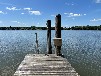 Bootshaus am Mirower See mit Motorboot