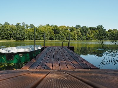 Masuren Ferienhaus direkt am See mit Boot