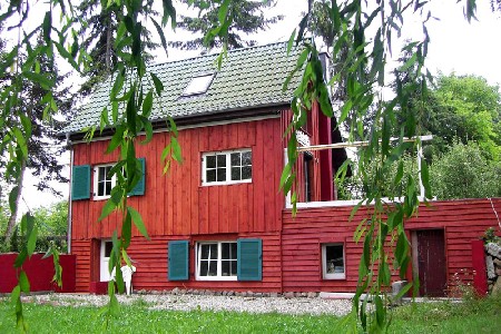 Ferienhaus am Inselsee mit Privatstrand