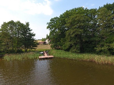 Ferienhaus am Useriner See mit Boot