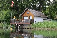 Bootshaus am Krakower See mit Boot