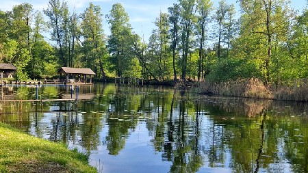 Ferienwohnung Spreewald am Wasser mit Boot