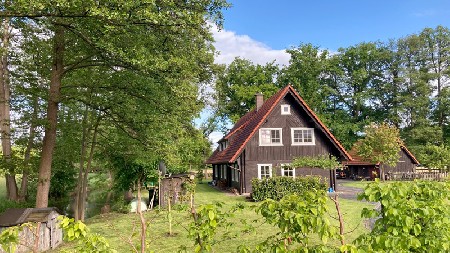 Spreewald Ferienhaus am Wasser mit Boot