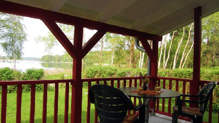 Ferienhaus mit Boot am Dobbertiner See