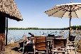 Bootshaus Kleiner Pälitzsee mit Ruderboot