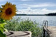 Bootshaus Kleiner Pälitzsee mit Ruderboot