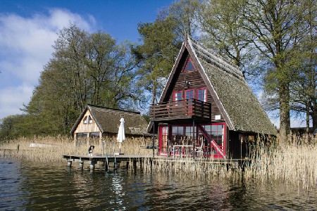 Bootshaus Kleiner Pälitzsee nahe Rheinsberg