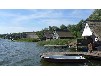 Bootshaus am Inselsee Güstrow mit E-Motorboot