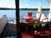 Urlaub im Bootshaus am Rätzsee - bei Mirow, mit Reetdach, Ruderboot, in Traumlage, nur E-Motoren erl., gr. Panoramafenster- Süd-Westseite