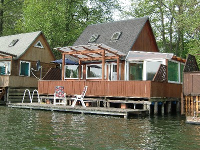 Bootshaus am Großen Zechliner See - 