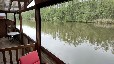 Bootshaus Mirow mit Boot "Kranich"