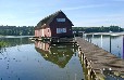 Bootshaus am Inselsee mit 80 qm Terrasse und Sauna