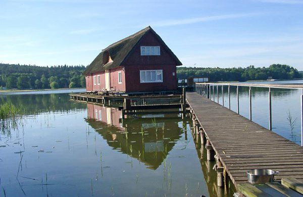 Bootshaus am Inselsee mit 80 qm Terrasse und Sauna