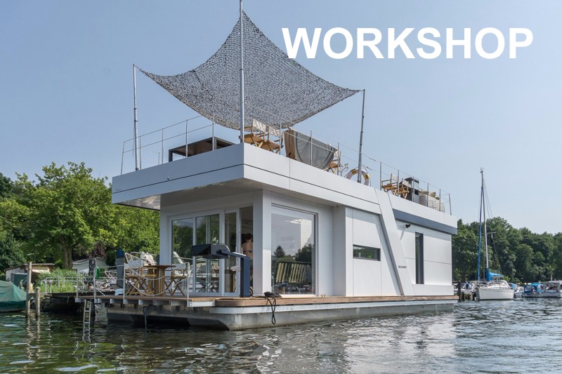 Hausboot Berlin Havel für Business-Meeting & Workshop