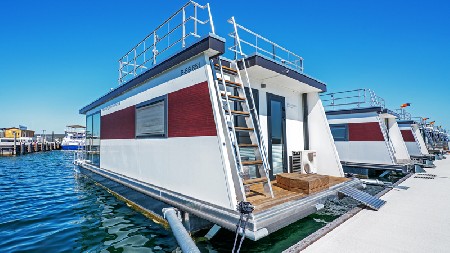 Hausboot auf dem Geiseltalsee - FLOATING 33
