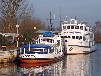 Hausboot am Stettiner Haff in der Lagunenstadt Ueckermünde