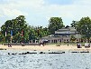 Hausboot am Stettiner Haff bei Ueckermünde