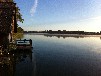Reetgedecktes Bootshaus am Mirower See