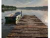 Ferienhaus am Pälitzsee mit Steg und Ruderboot