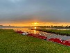 Großes Meer Ferienhaus mit Boot in Ostfriesland