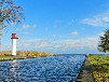 Hausboot am Stettiner Haff bei Ueckermünde