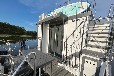 Urlaub Hausboot festliegend am Granzower See mit E-Motorboot & Klimanlage
