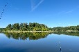Urlaub Hausboot festliegend am Granzower See mit E-Motorboot & Klimanlage