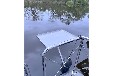 Urlaub Hausboot festliegend am Granzower See mit E-Motorboot & Klimanlage
