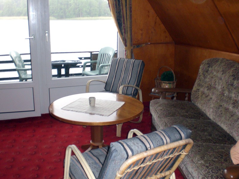 Bootshaus Urlaub Müritz mit Boot und Sauna
